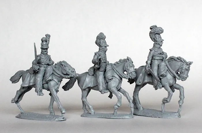 Perry Napoleonic BAV 30 Chevauxleger figurines 28mm galop 1809