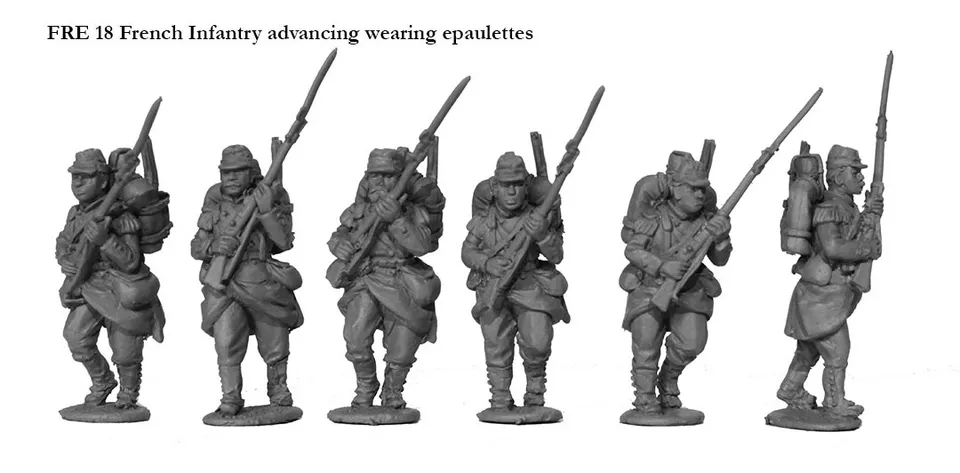 Perry Miniatures FRE 18 figurines infanterie française 1870 28mm