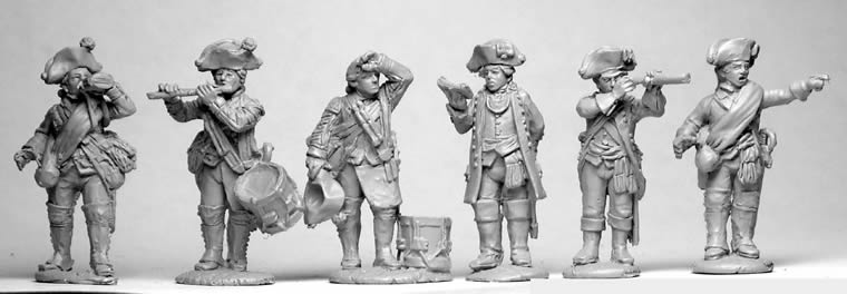Perry Miniatures AW97 figurines Hesse-Cassel mousquetaires repos