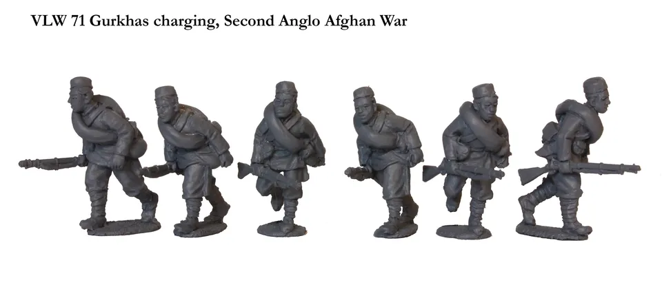 Perry VLW71 Gurkhas course guerre afghane figurines métal