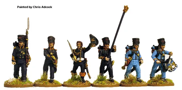 Perry Miniatures Napoleonic FN 154 Marins figurines 28mm commandement