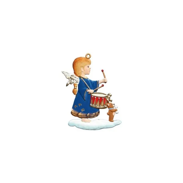 ART GIRONA Miniatures Drummer Angel figurine ange tambour à peindre