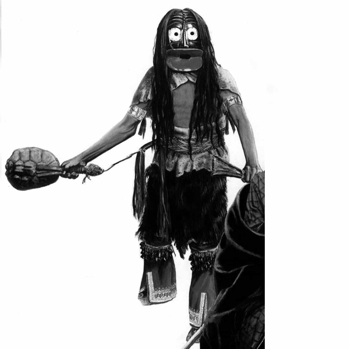 Art Girona Miniatures Iroquois False Face figurine à peindre