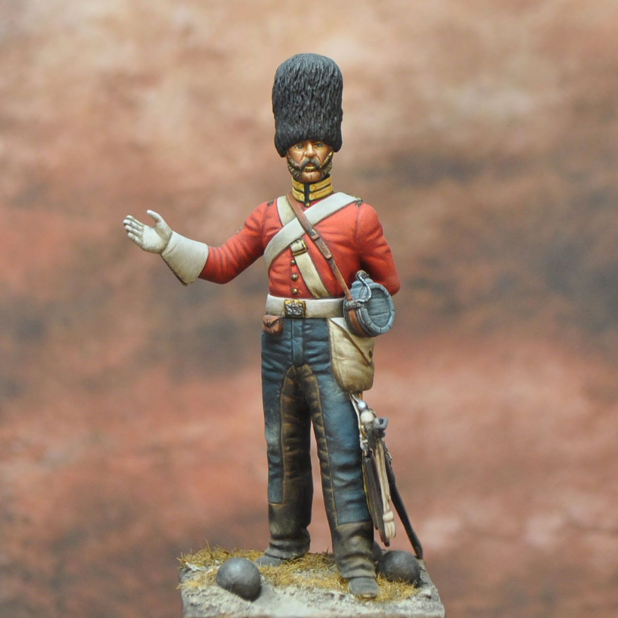 ART GIRONA International Serie Sergeant Scots Greys figurine 1854