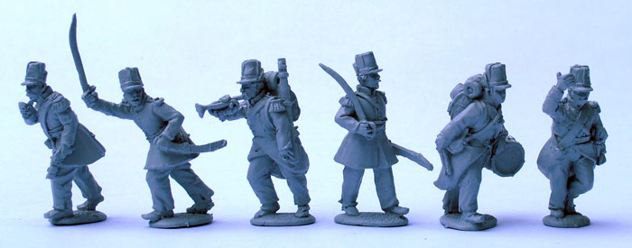 Perry Miniatures Carlist War ISA61 figurines commandement en marche