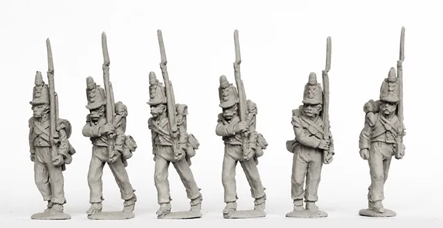 Perry Miniatures Napoleonic SPA 16 figurines grenadiers marche
