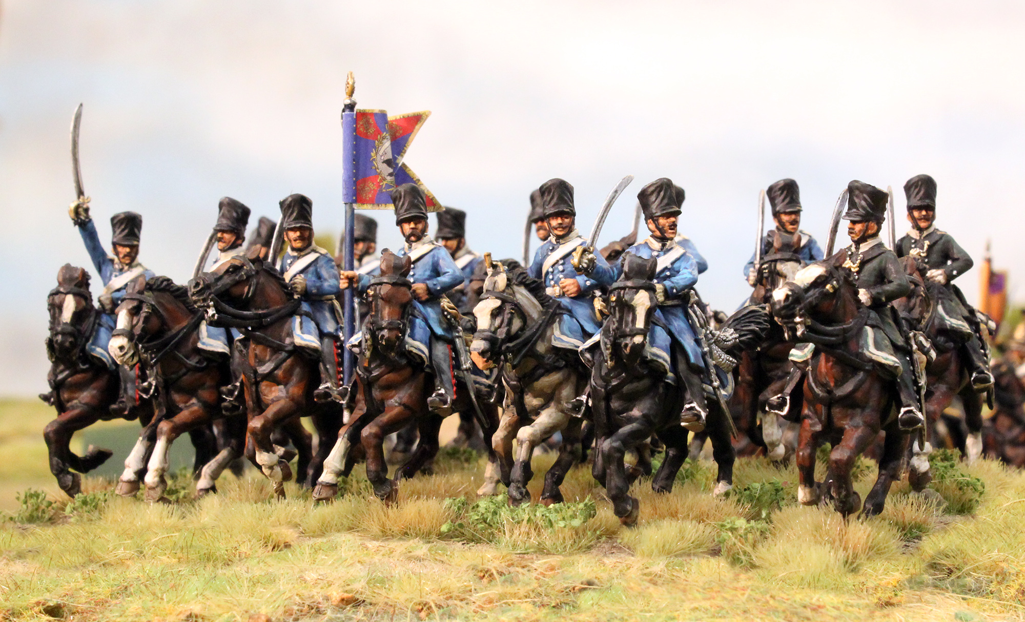 Perry RPN100 cavalerie alliée dragons coffret plastique 14 figurines 28mm