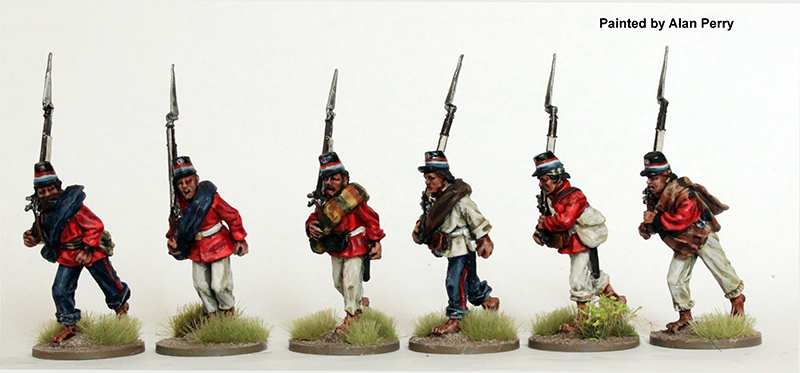 Perry Miniatures Triple Alliance TA 40 figurines infanterie paraguayenne