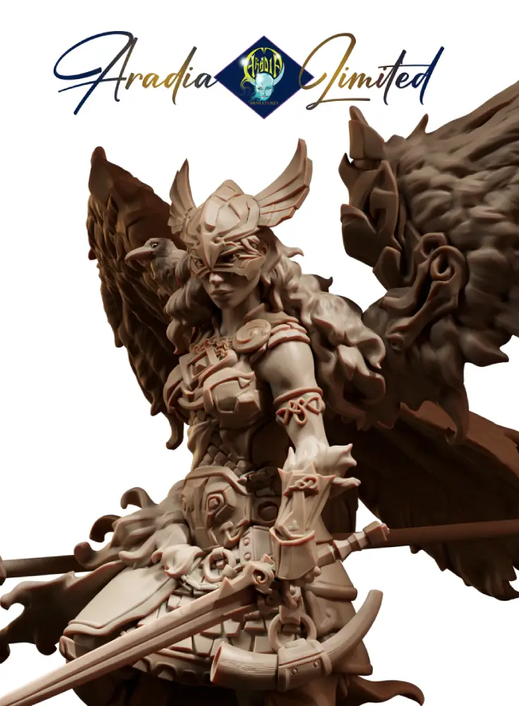 Aradia Classic Svanraven figurine à peindre esprit corbeau
