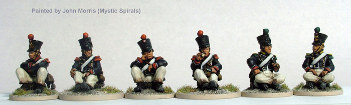 Perry Miniatures Napoléon FN86 Jeune Garde assise métal