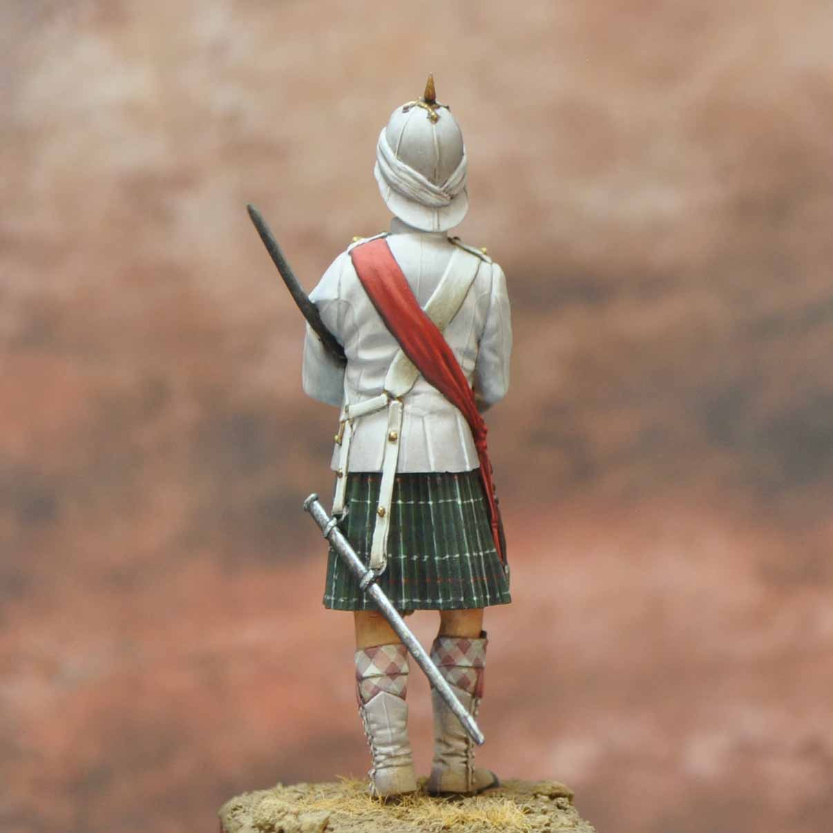 Art Girona Officer Seaforth Highlanders figurine 1882
