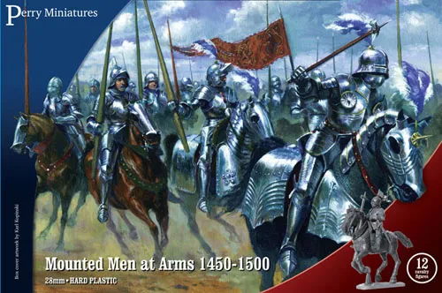 Perry Miniatures WR 40 Mounted Men at Arms 1450-1500 figurines 12 cavaliers