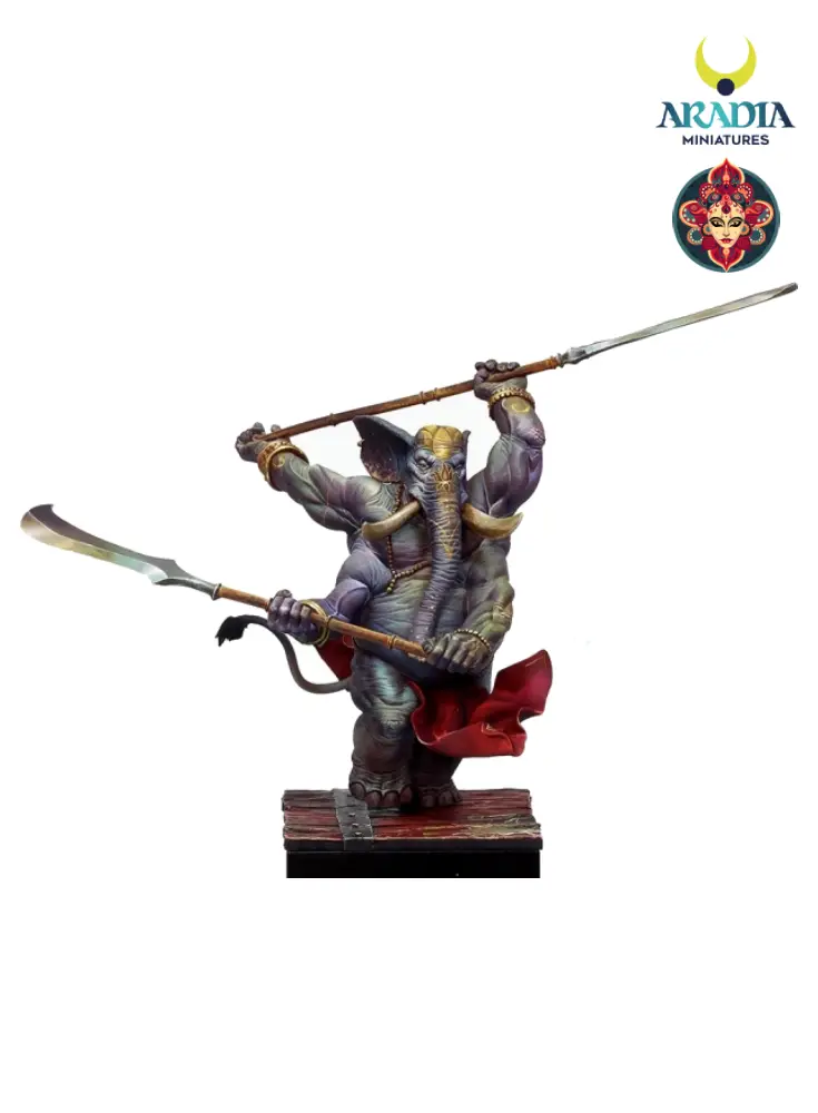 Aradia Minis Kali Yuga Ganesh figurine résine 75mm