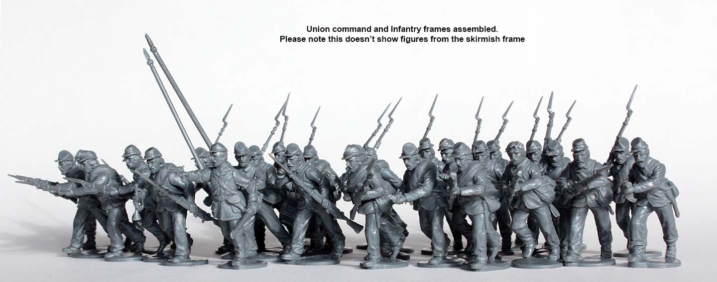 Perry Miniatures ACW 115 infanterie Union boîte 40 figurines