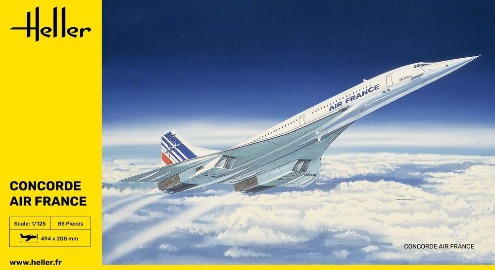 Heller Historical Collection Concorde AF 1/125 maquette avion