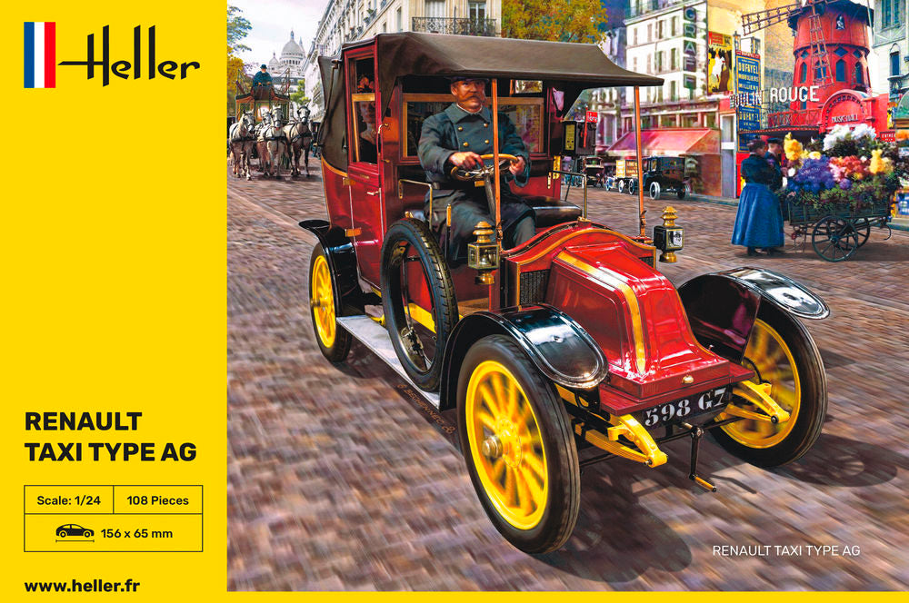 Heller Historical Collection Renault Taxi Type AG maquette 1/24