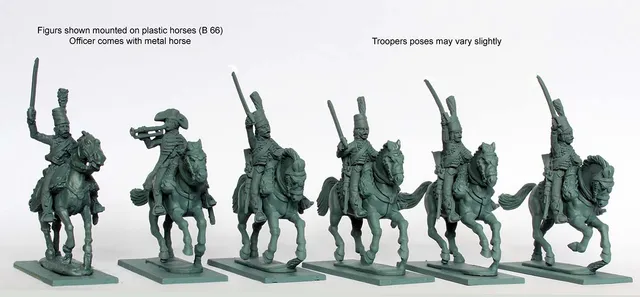 Perry Miniatures REVF 26 Chasseurs à cheval figurines commandement