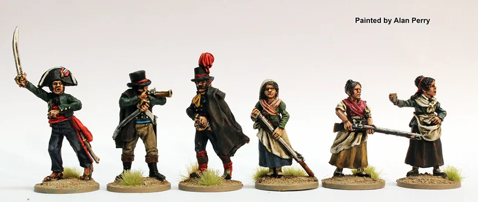 Perry Miniatures Napoleonic SPA 52 Guérilla commandement figurines