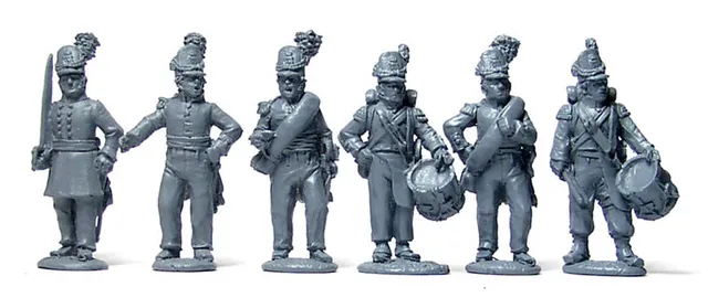 Perry Miniatures Napoleonic DB14 infanterie belge figurines commandement