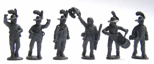 Perry Miniatures AW48 British Infantry Command figurines 28 mm slouch