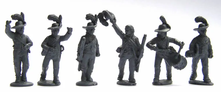 Perry Miniatures AW48 British Infantry Command figurines 28 mm slouch