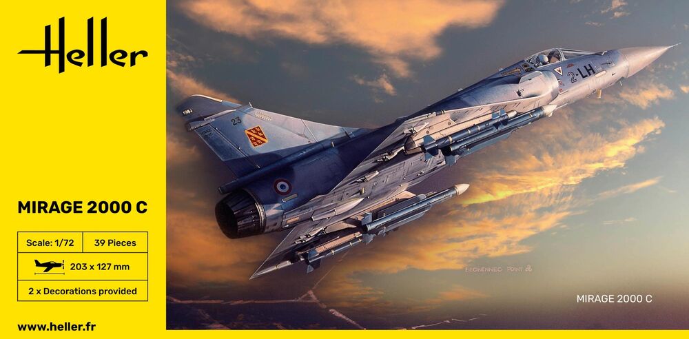 Heller Historical Collection Mirage 2000 C avion 1/72