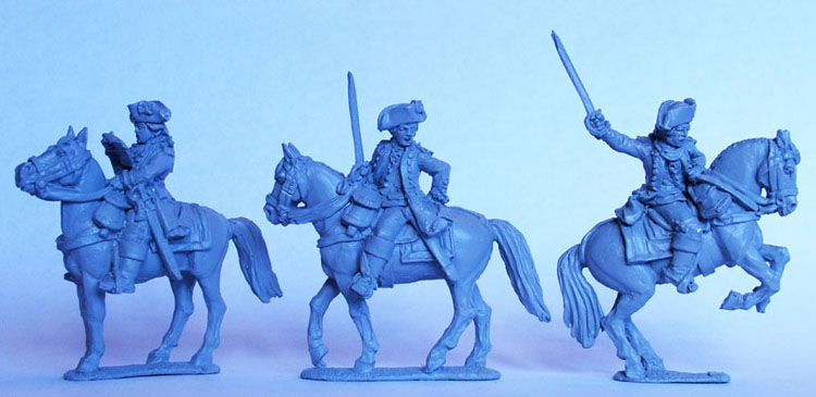 Perry AW148 figurines colonels français montés