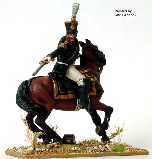 Perry Miniatures 40mm Ranges PE40 figurine colonel français monté