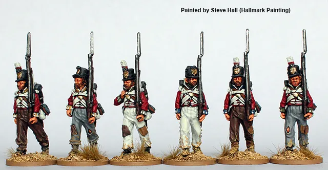Perry Napoleonic BH 70 fantassins figurines marche 1808-14