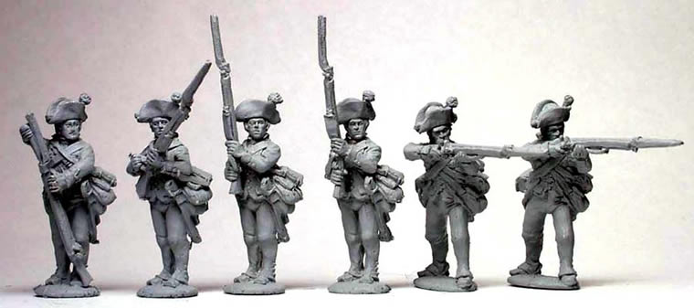 Perry AW90 Hesse-Cassel mousquetaire figurines tir