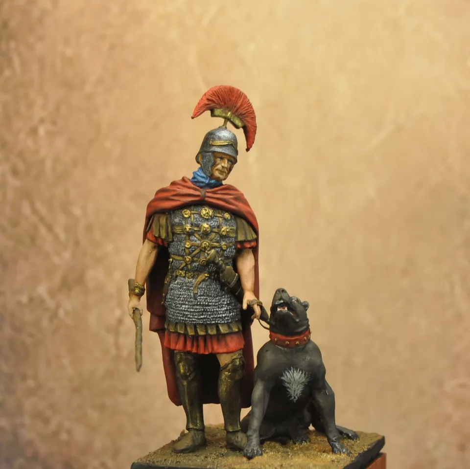 ART GIRONA Historical Roman Centurion 76 BC figurine