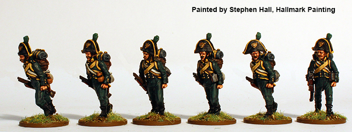 Perry Napoleonic NCR 16 tirailleurs Saxe-Weimar figurines