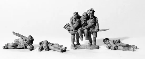 Perry Miniatures Napoleonic RN 35 figurines blessés infanterie