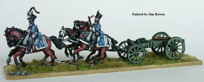 Perry Napoleonic FN112 maquette attelage limber canon 6 pdr 28mm