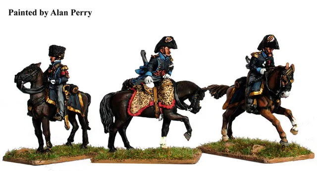 Perry Miniatures FN3 aides de camp montés figurines Empire
