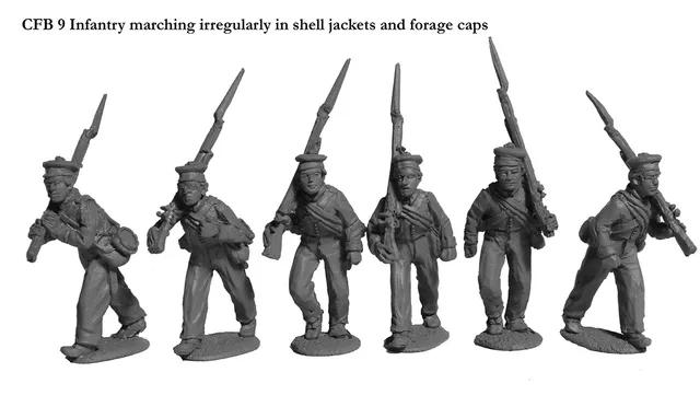 Perry Miniatures Cape CFB9 infanterie marche figurines 28mm
