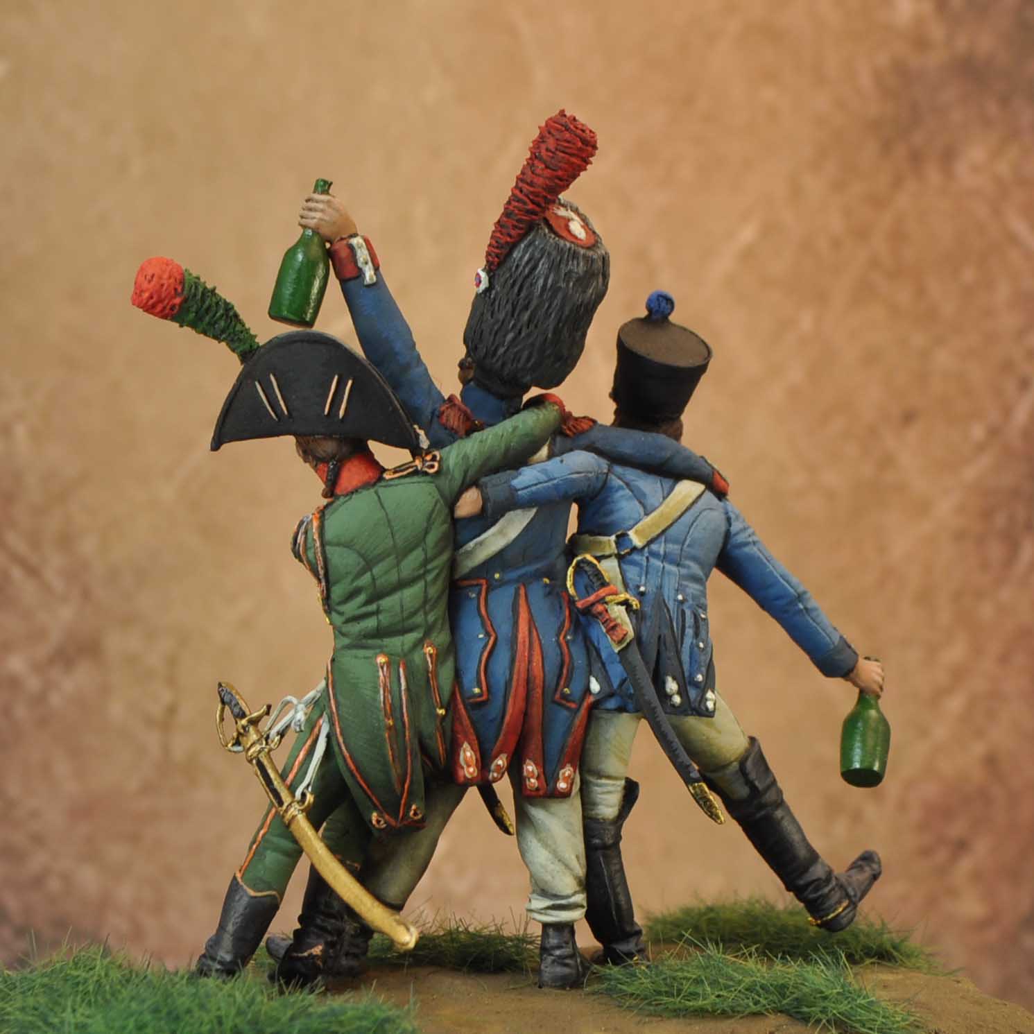 Art Girona General Serie Les Bourrés figurine à peindre