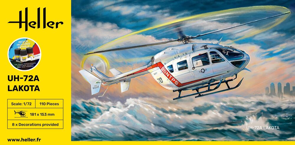Heller Starter Kit UH-72A Lakota maquette hélicoptère 1/72