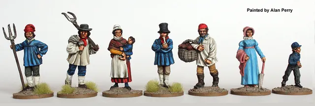 Perry Miniatures NX10 civils français figurines 28mm