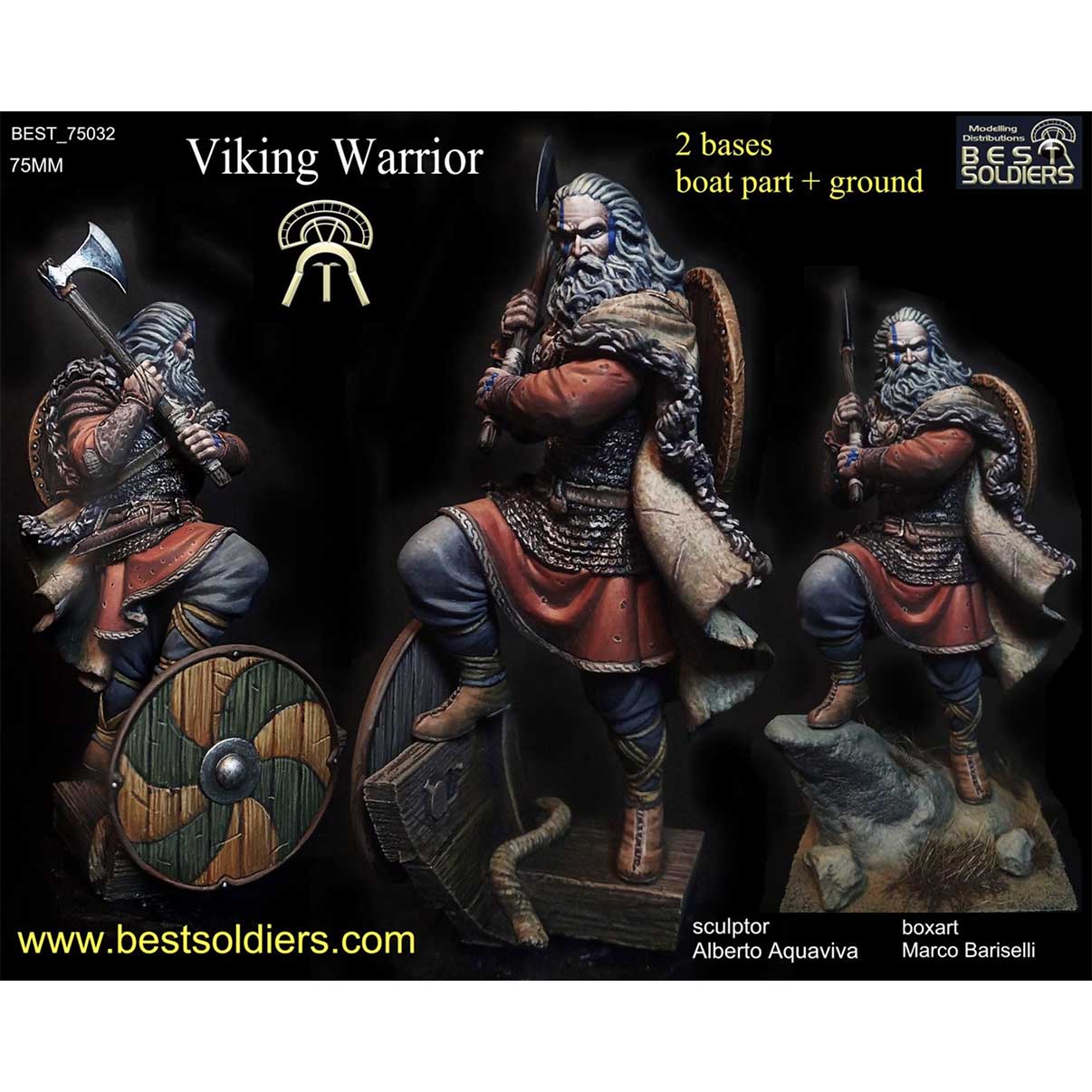 Art Girona Miniatures Guerrier Viking figurine à peindre