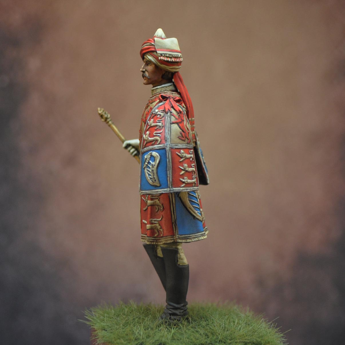 Art Girona 70mm Herald Delhi Durbar 1911 figurine