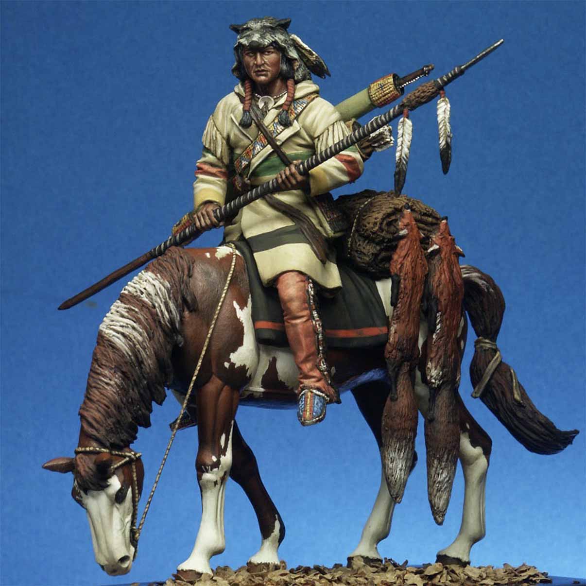 Art Girona Miniatures Blackfoot Trader figurine 54mm western