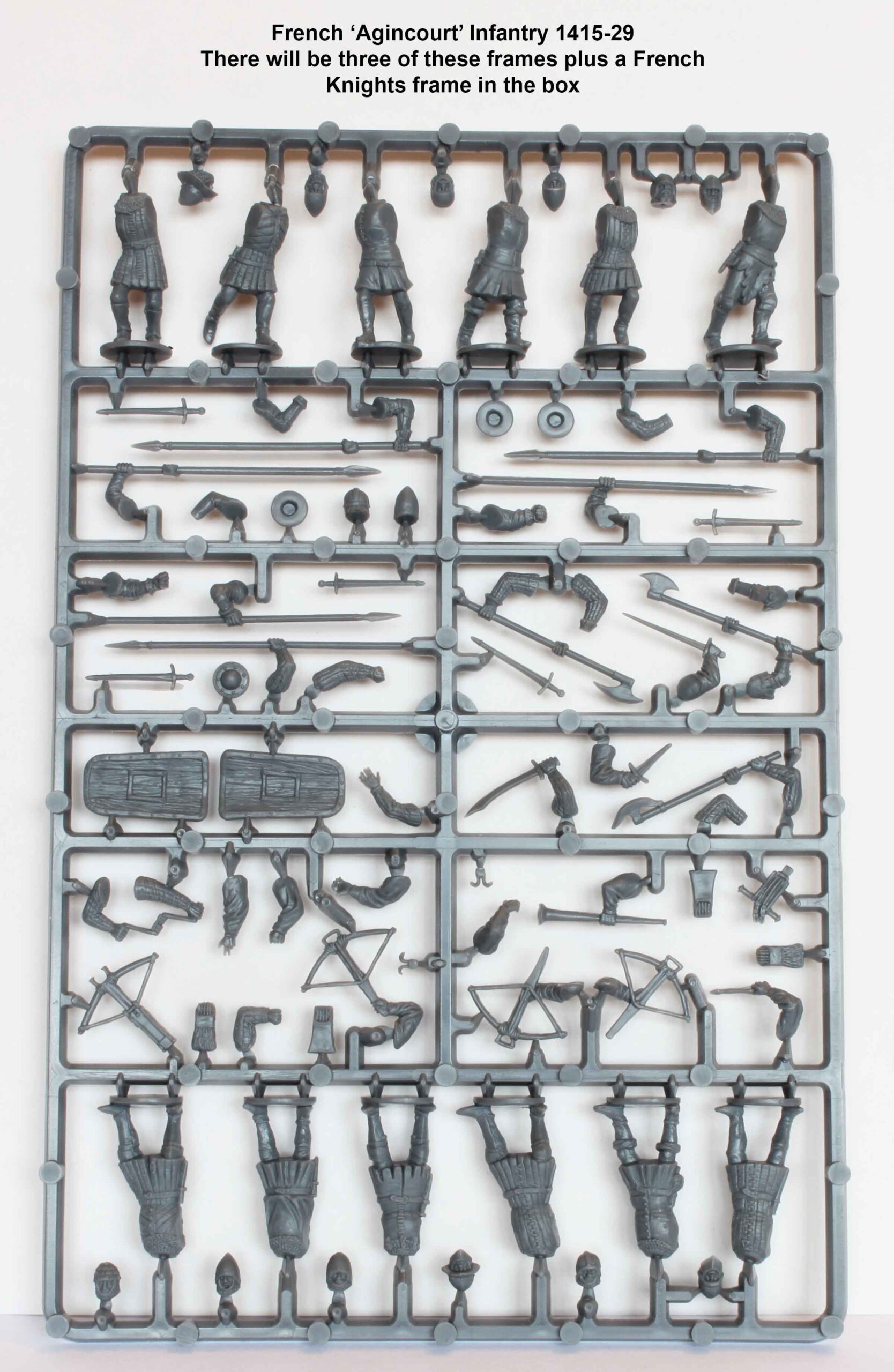 Perry Miniatures AO 50 Infanterie Française Azincourt boîte 42