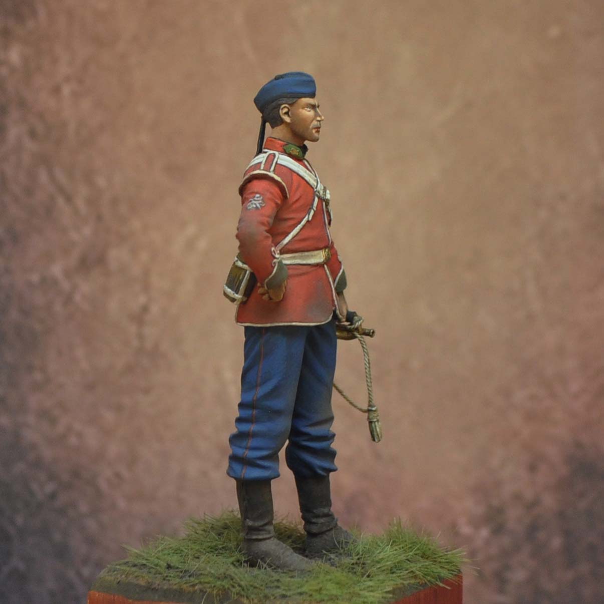 Art Girona 70mm Trumpeter 24th Zulu War 1879 figurine