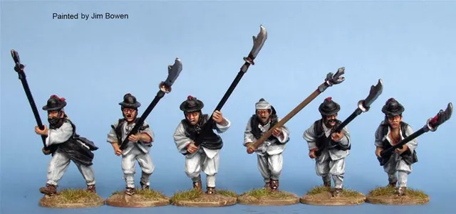 Perry KOR6 Infanterie garnison charge figurines 28mm