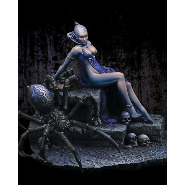 Art Girona Miniatures Dark Elf Priestess figurine 54 mm