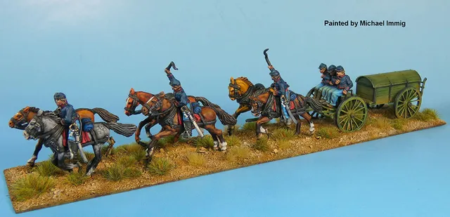 Perry Miniatures American Civil War ACW42 figurines chariot batterie Union 28 mm