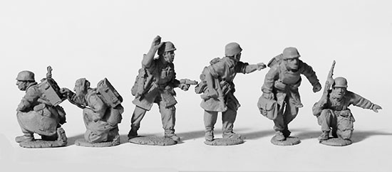 Perry Miniatures WW2 GWW 22 Fallschirmjäger figurines 28mm métal