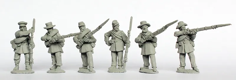 Perry Miniatures ACW 89 figurines Confédérés redingote