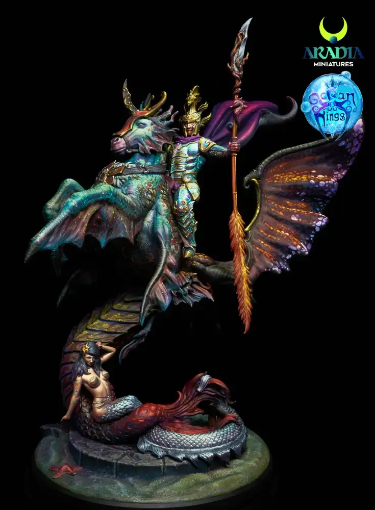 Aradia Ocean Kings The Tides Knight figurine à peindre